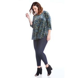 NEW Floral Velvet Top -Karen  Kane